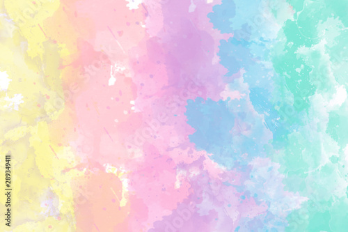 Pastel watercolor wallpaper © Ros