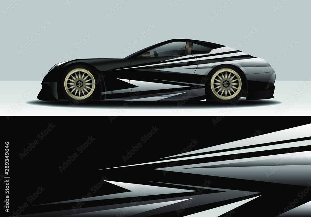 modern colorful abstract car wrap design modern colorful abstract car wrap design