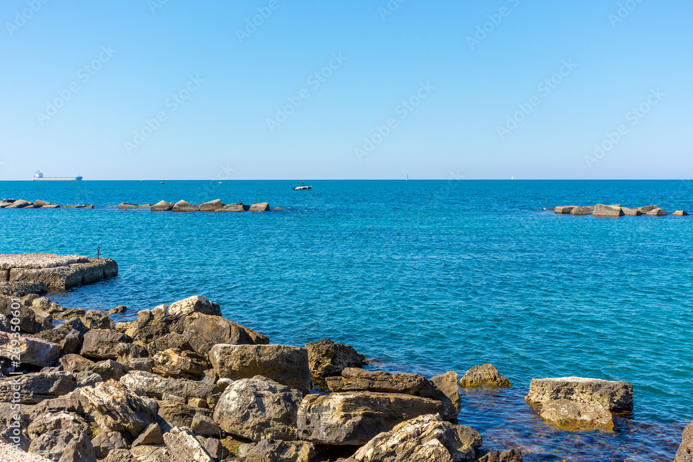 Italy, Bari, view of the waterfront
