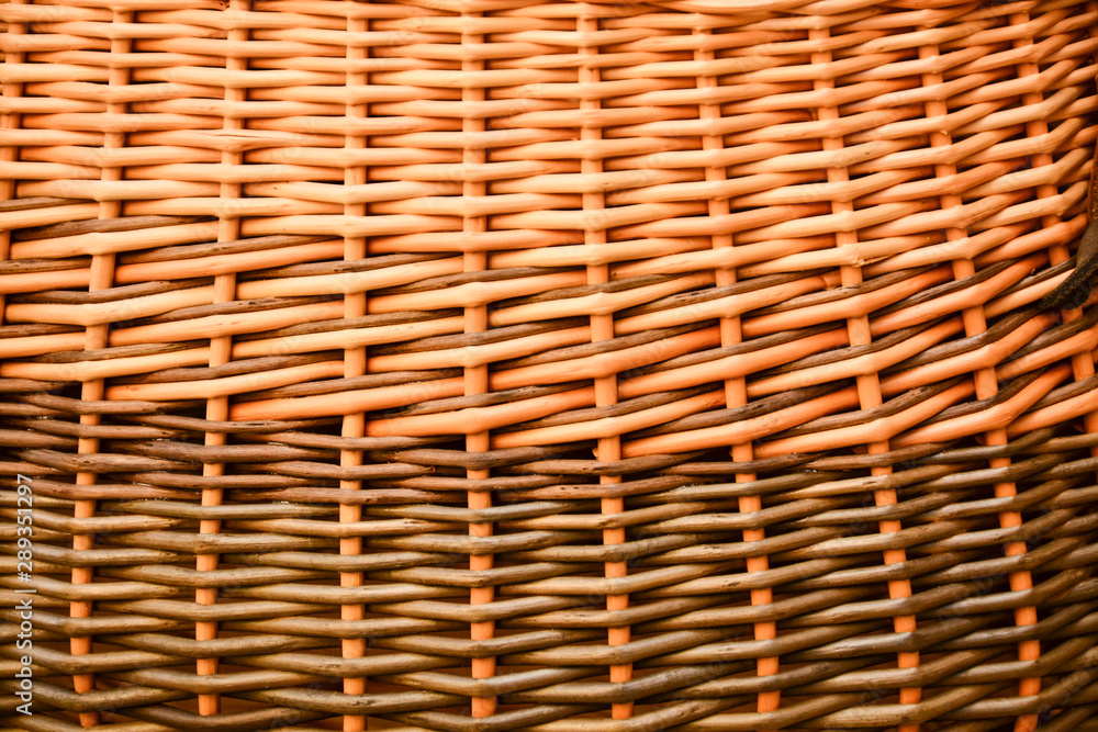 Beautiful fancy drawing of a basket made of twigs Beautiful fancy drawing of a basket made of twigs