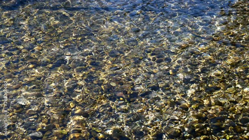 Mountain Lake Surface on a Sunny Spring Day Mountain Lake Surface on a Sunny Spring Day
