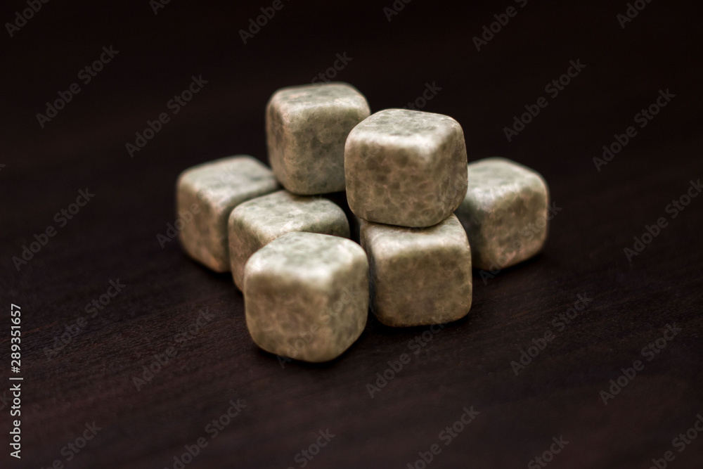 A glass of whiskey with chilled stones. Gentleman's Drink A glass of whiskey with chilled stones. Gentleman's Drink
