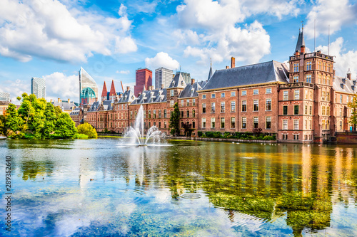 Dutch parliament of The Hague, The Netherlands.