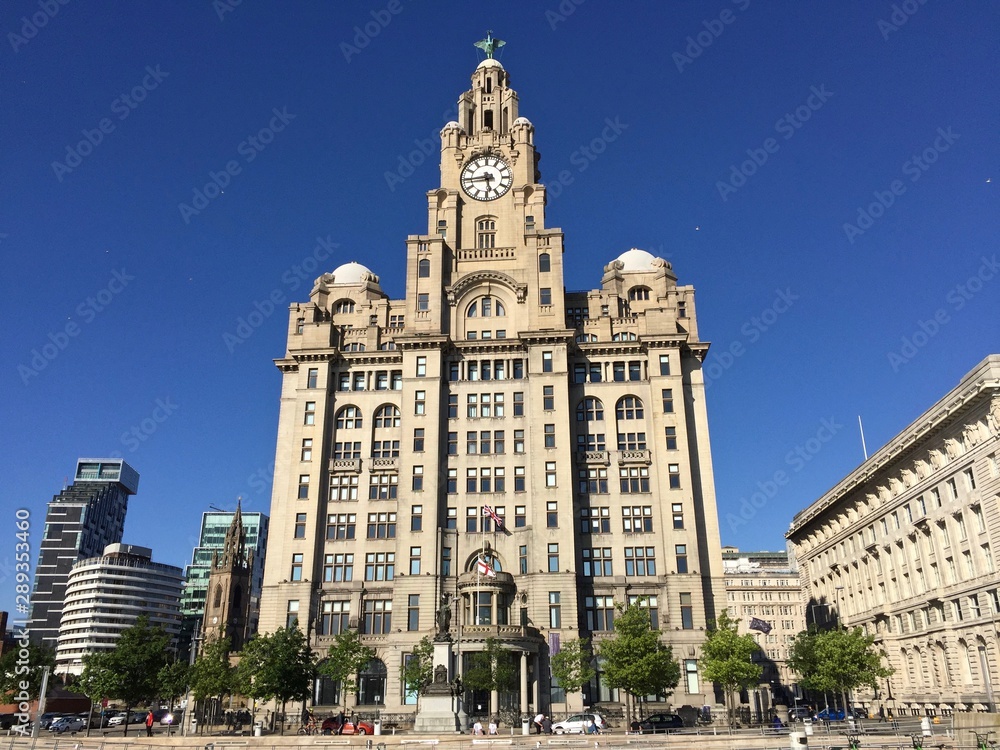 The Royal Liver Building in Liverpool