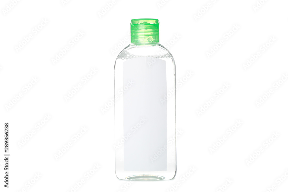 Liquid in bottle isolated on white background Liquid in bottle isolated on white background