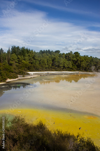 Champagne Pool an active geothermal area, New Zealand