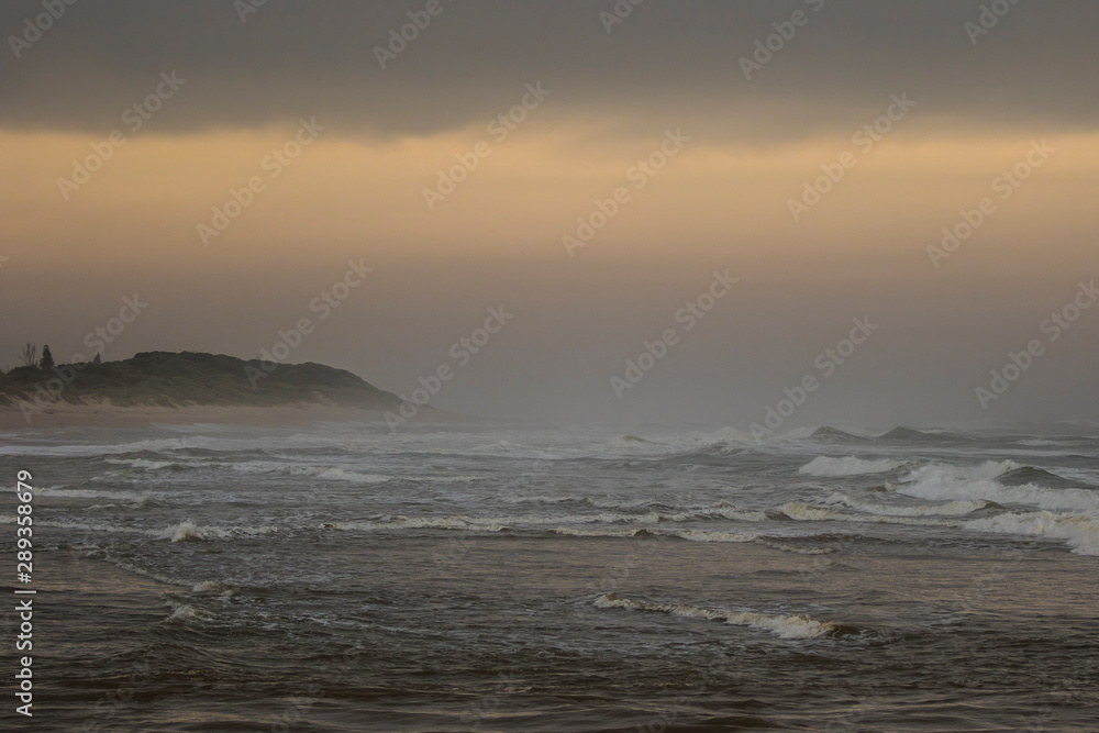  Coastline of Kwazulu natal, south Africa.