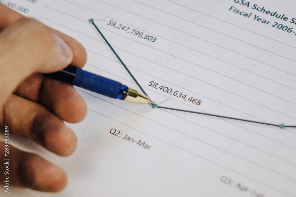 ballpoint pen indicates income graphs lying on the table ballpoint pen indicates income graphs lying on the table