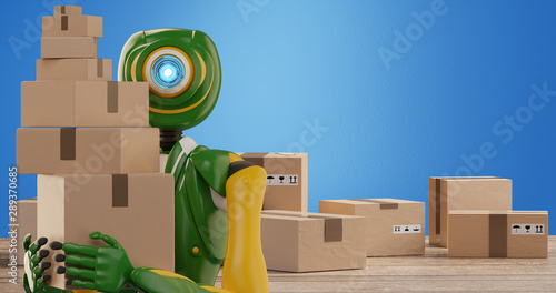 autonomous delivery robot s...