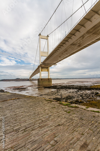 North side of The Severn Crossing from Beachley, Portrait