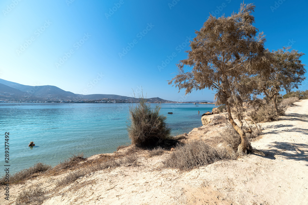 Marcello beach - Cyclades islands - Paroikia (Parikia) Paros - Greece