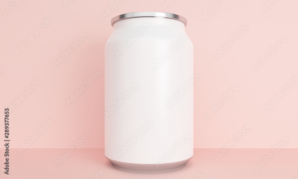 Mockup can for a drink. 3d rendering Mockup can for a drink. 3d rendering