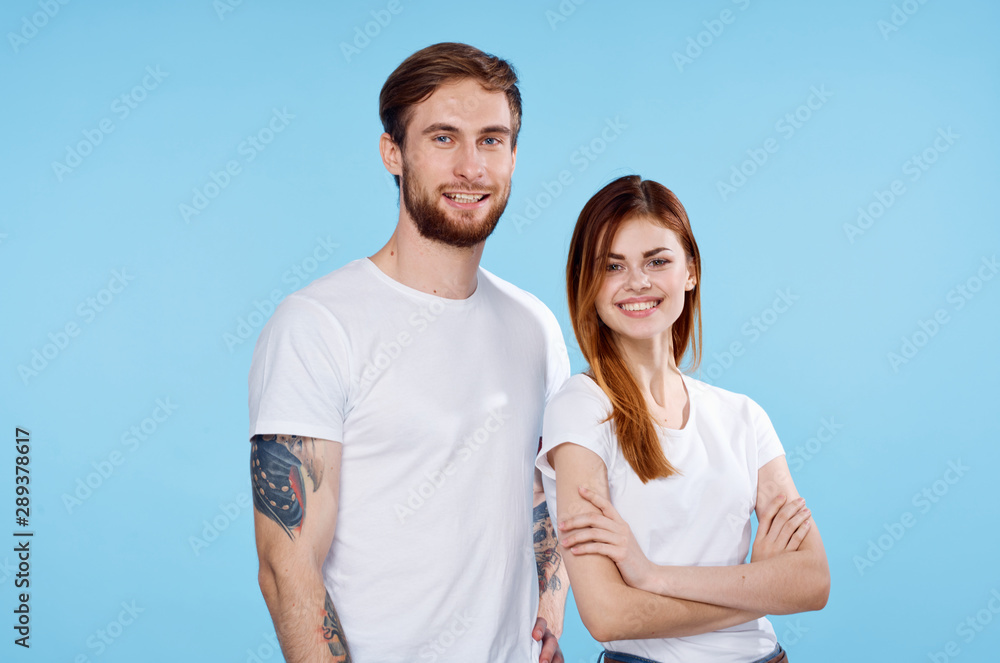 happy couple on the beach