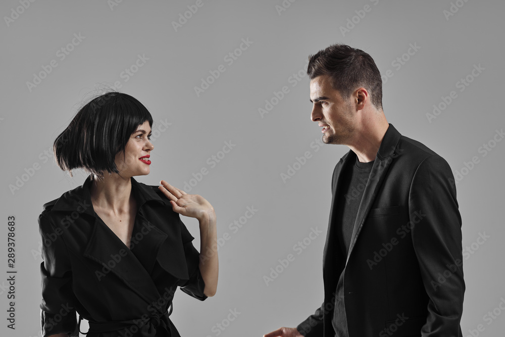 man and woman talking on the phone man and woman talking on the phone