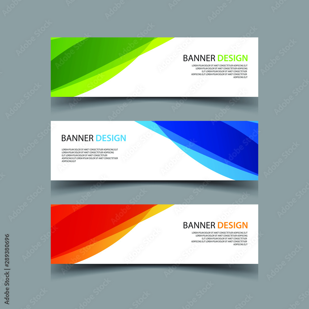 Fototapeta premium Vector Abstract design banner web template