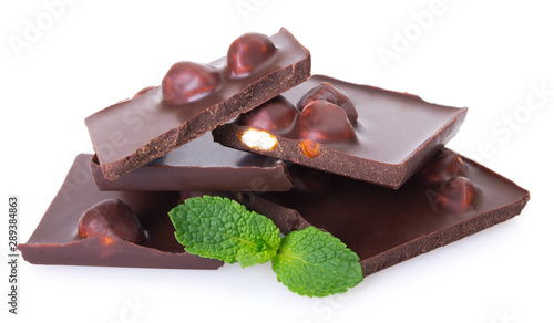 Photos Dark chocolate with nut