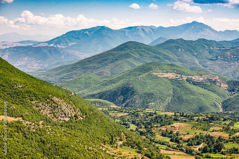 Landscape view on National park Lure in Albania, Europe