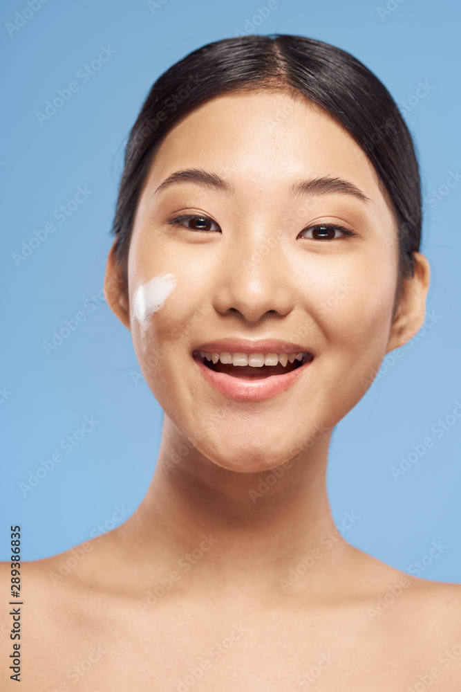 Beautiful woman Asian appearance smile Beautiful woman Asian appearance smile