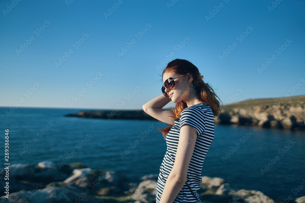Women outdoors fresh air model