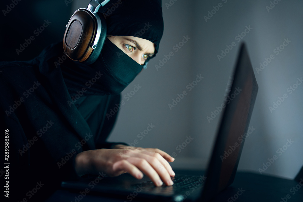 hacker stealing data from laptop hacker stealing data from laptop