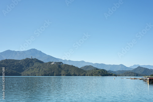 landscape of Sun Moon Lake