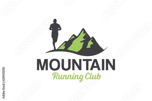 Mountain Running Club Logo template