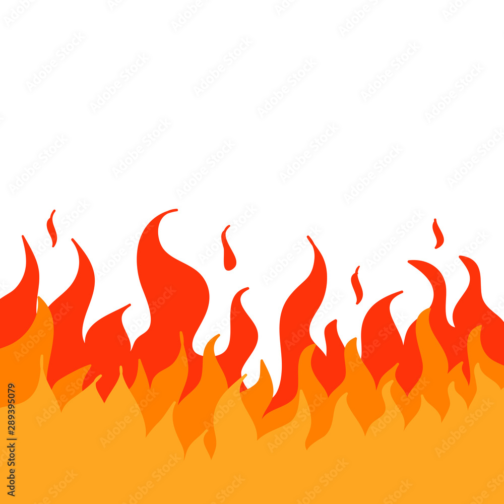 fire illustration cartoon style vector fire illustration cartoon style vector