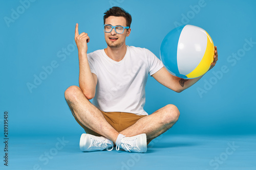 man with ball