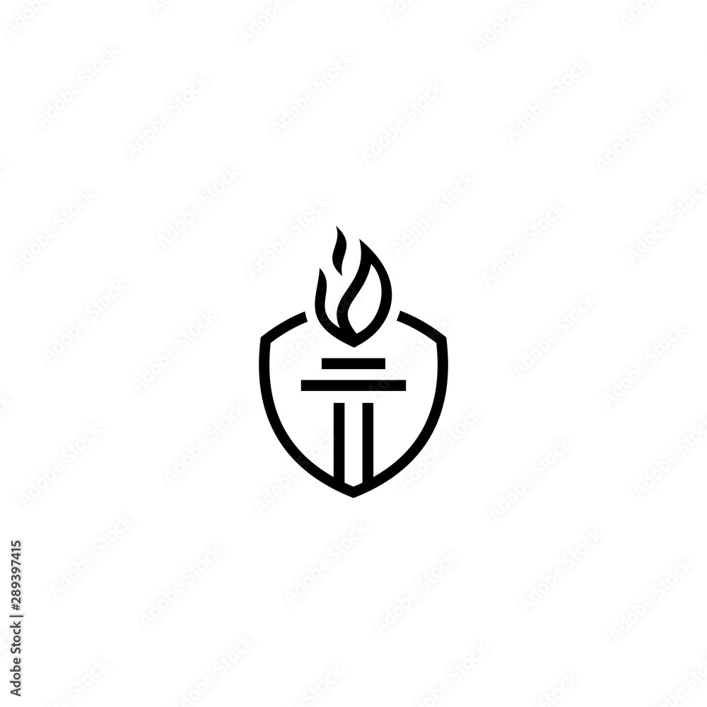 Vector Torch Logo Design Inspiration Vector Torch Logo Design Inspiration