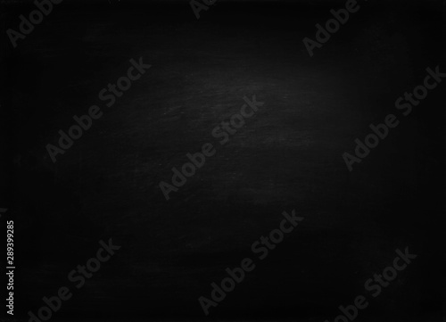 Close up of black board surface texture background
