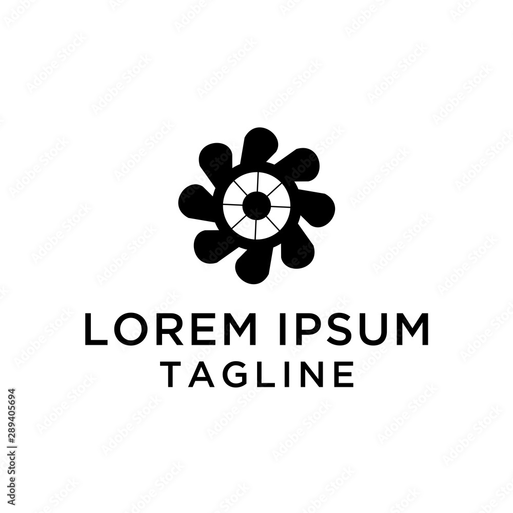 Abstract Lens Icon Vector Illustration Abstract Lens Icon Vector Illustration