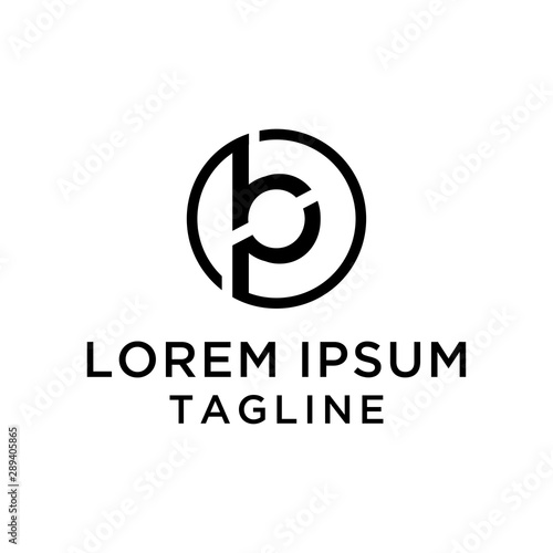 Letter BP Logo Design Template