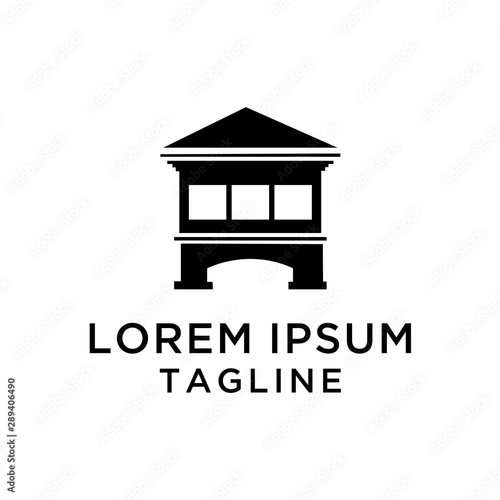 Home Logo Abstract Vector Illustration Home Logo Abstract Vector Illustration