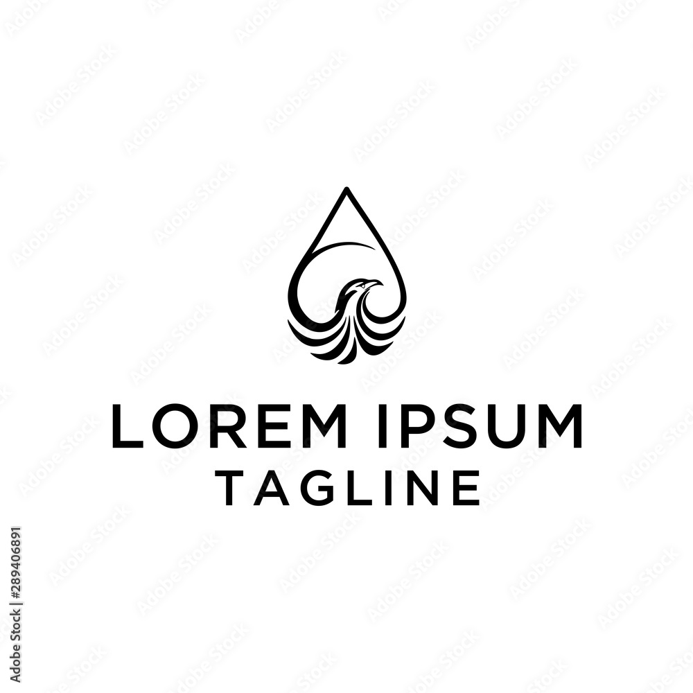 Hawk Oil Abstract Logo Template Hawk Oil Abstract Logo Template