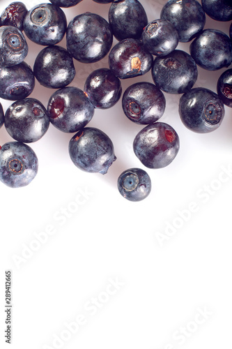 Blueberry. Blueberries background. Blueberry on white background.