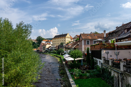 cesky krumlov town and river © aaron90311