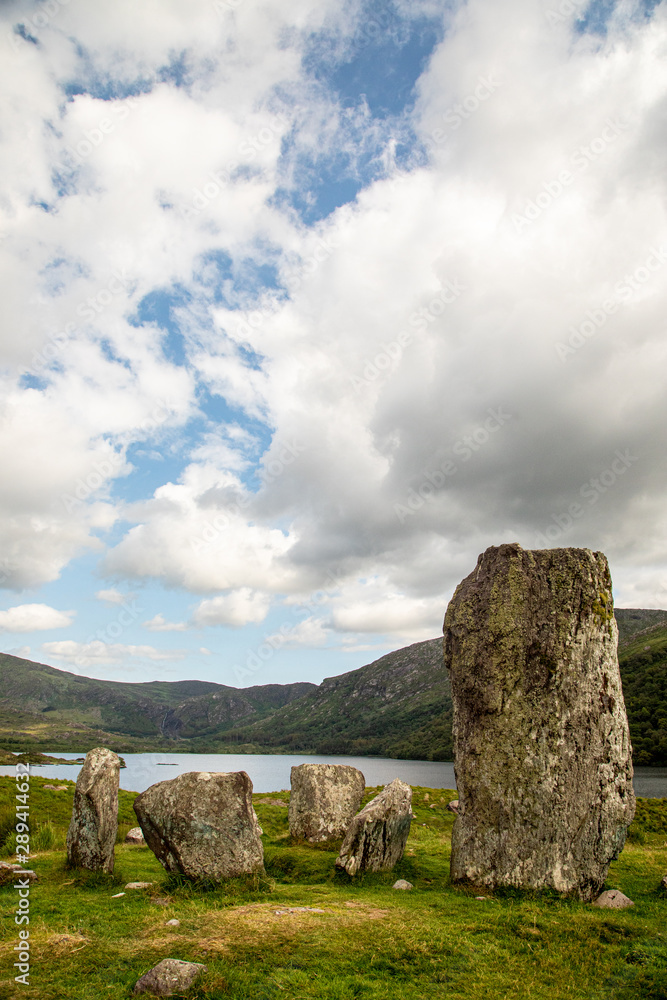 Uragh Stone Circle in Beara Peninsula, Ireland