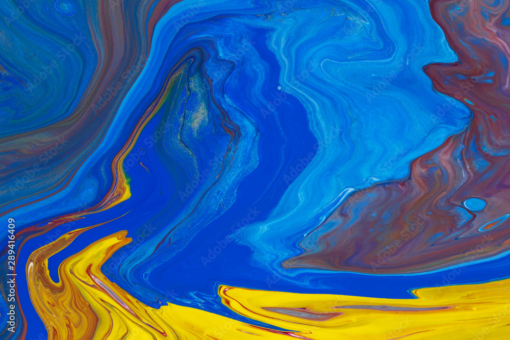 Abstract background of acrylic paints