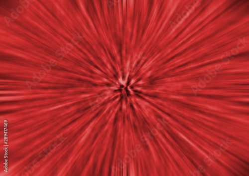 Abstract red explosion in space