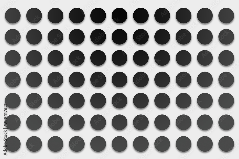 Abstract images of many black circles background Abstract images of many black circles background