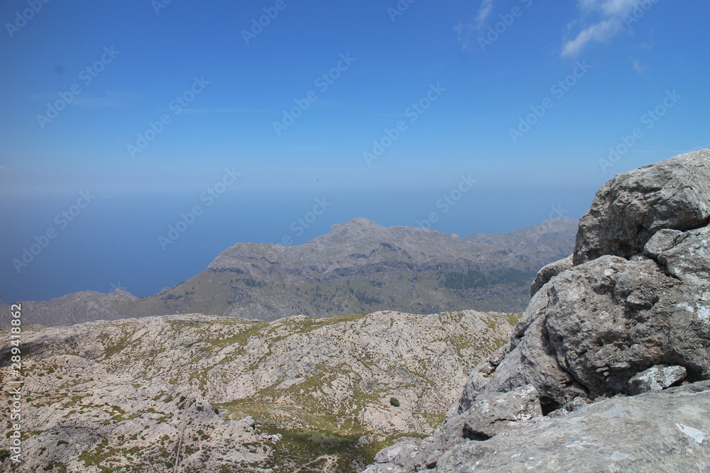 View from Masanella, West Coast, Mallorca, Spain View from Masanella, West Coast, Mallorca, Spain
