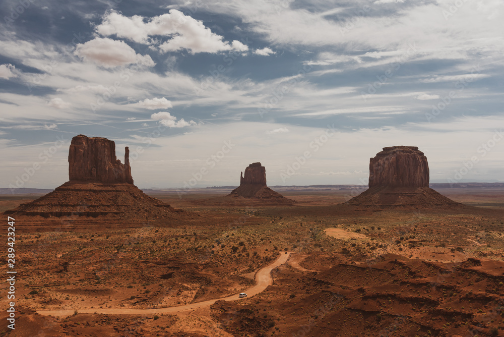 Day view of the Monumet Valley USA Day view of the Monumet Valley USA