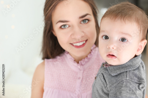 Loving mother with her baby...