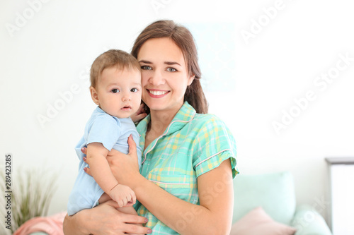 Loving mother with her baby...