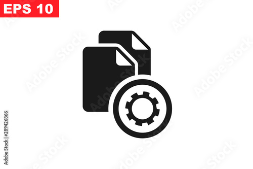 data process progress vector icon