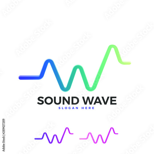 Sound Wave Logo Vector 