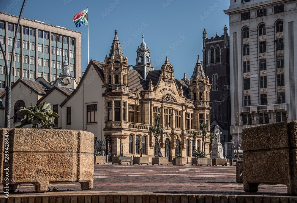 Obraz premium The public library in Port Elizabeth, South Africa