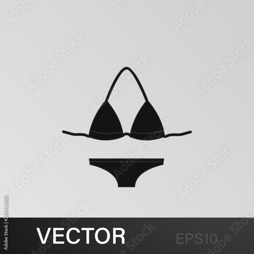 bikini swimsuit icon. Elements of travel illustration icons. Signs, symbols can be used for web, logo, mobile app, UI, UX