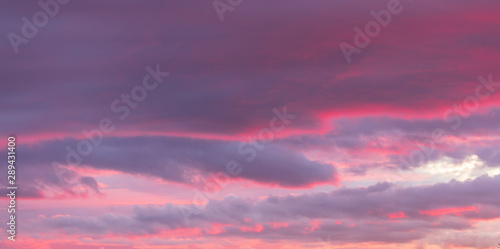 Fototapeta Naklejka Na Ścianę i Meble -  Beautiful clouds at sunset as a background