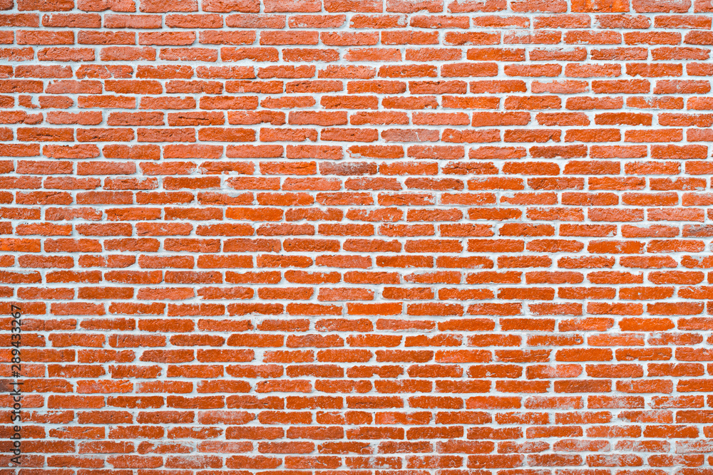 orange brick wall with white concrete lines, pattern for background orange brick wall with white concrete lines, pattern for background